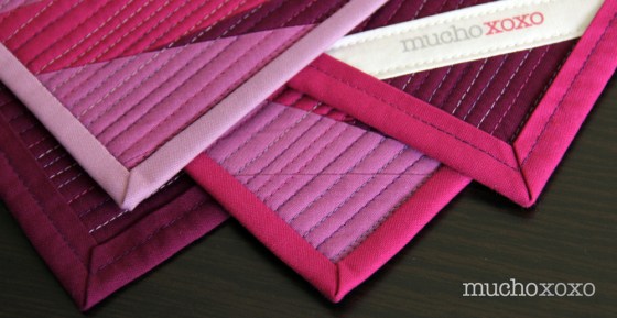 radiant gem quilt binding